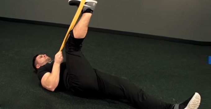Knee resistance band exercises-strength, recovery and pain